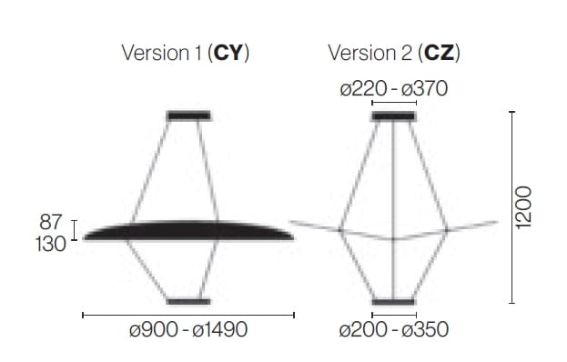Металлический светодиодный подвесной светильник ZAVA CYRCLE BIG ARCH-00029602 - Вид №3