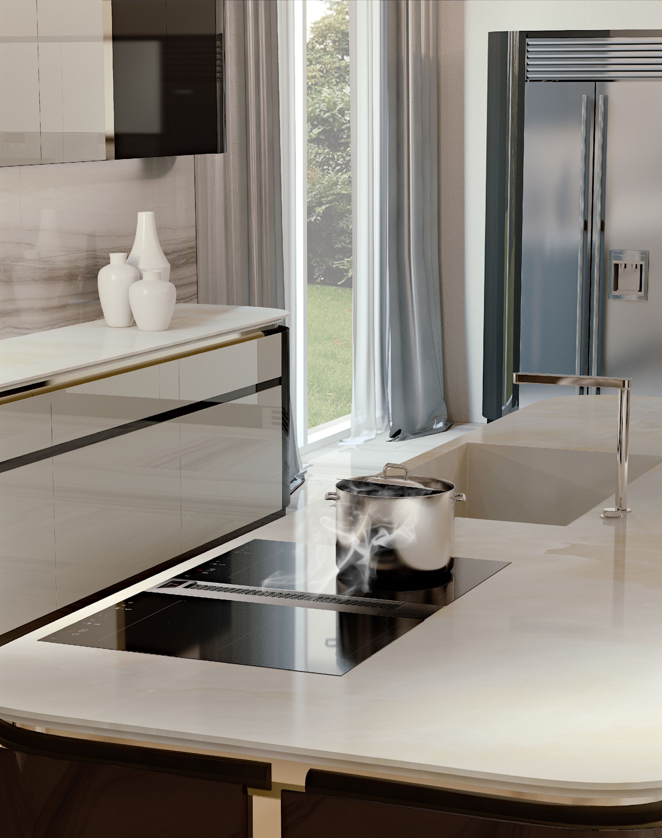 Кухня с островом на заказ Bizzotto Italia Атмосфера ARCH-00076071 - Вид №8