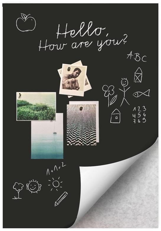 Groovy Magnets Стикер стены винила Chalkboard sun-id-1502780 - Вид №1