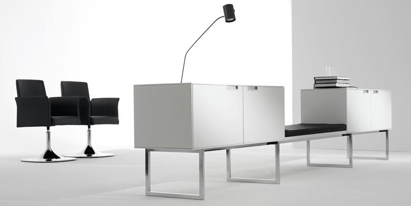 Manerba Низкий офисный шкаф Thin box sun-id-1412071 - Вид №2