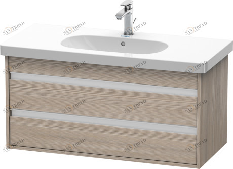 KT664803131 Ketho Тумбочка подвесная Сосна серебристая, декор Duravit