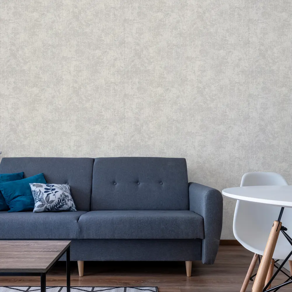 WALL DECOR Гранж: флизелиновые обои бежевого оттенка для стильного интерьера 85310366 STLM-0061195 - Вид №2