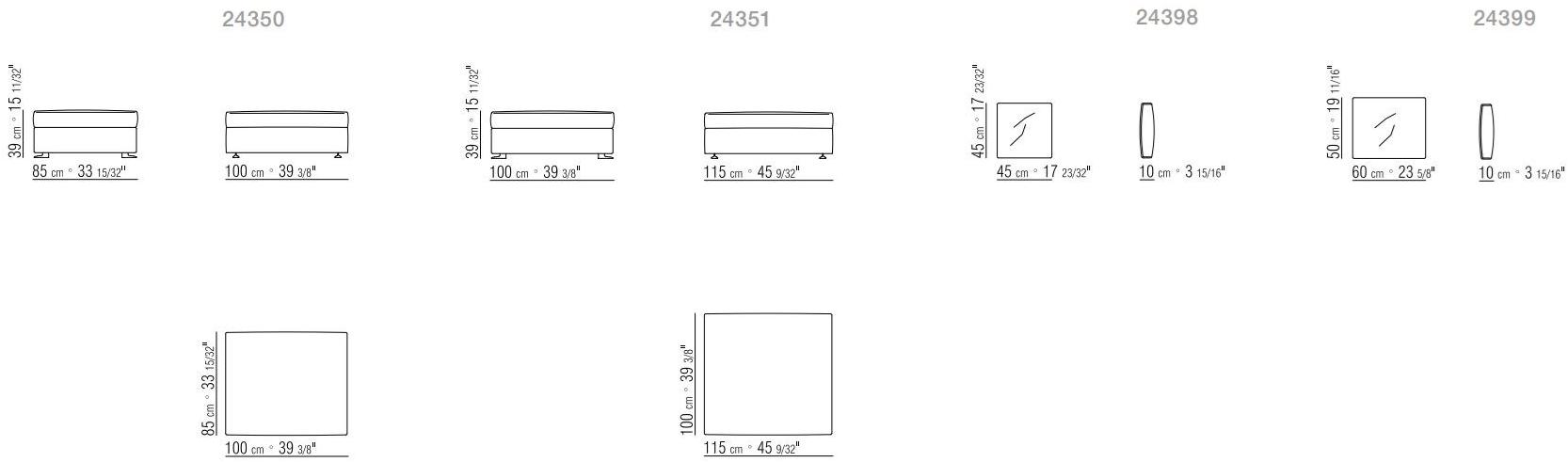 Flexform 3-х местный модульный диван из ткани Newbridge sun-id-1352857 - Вид №6