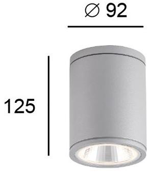 Terzo Light Светодиодный потолочный светильник для наружного освещения из алюминия  V4199100/-101/-102  - Вид №4