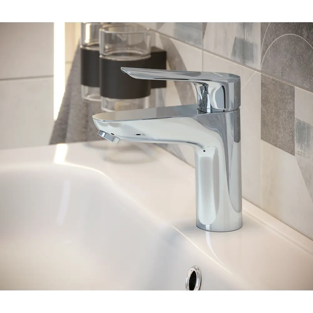 Смеситель для раковины Hansgrohe Logis E однорычажный цвет хром 18624891 STLM-2174099 - Вид №5