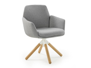 Ткань поворотный операционный офисный стул с подлокотниками