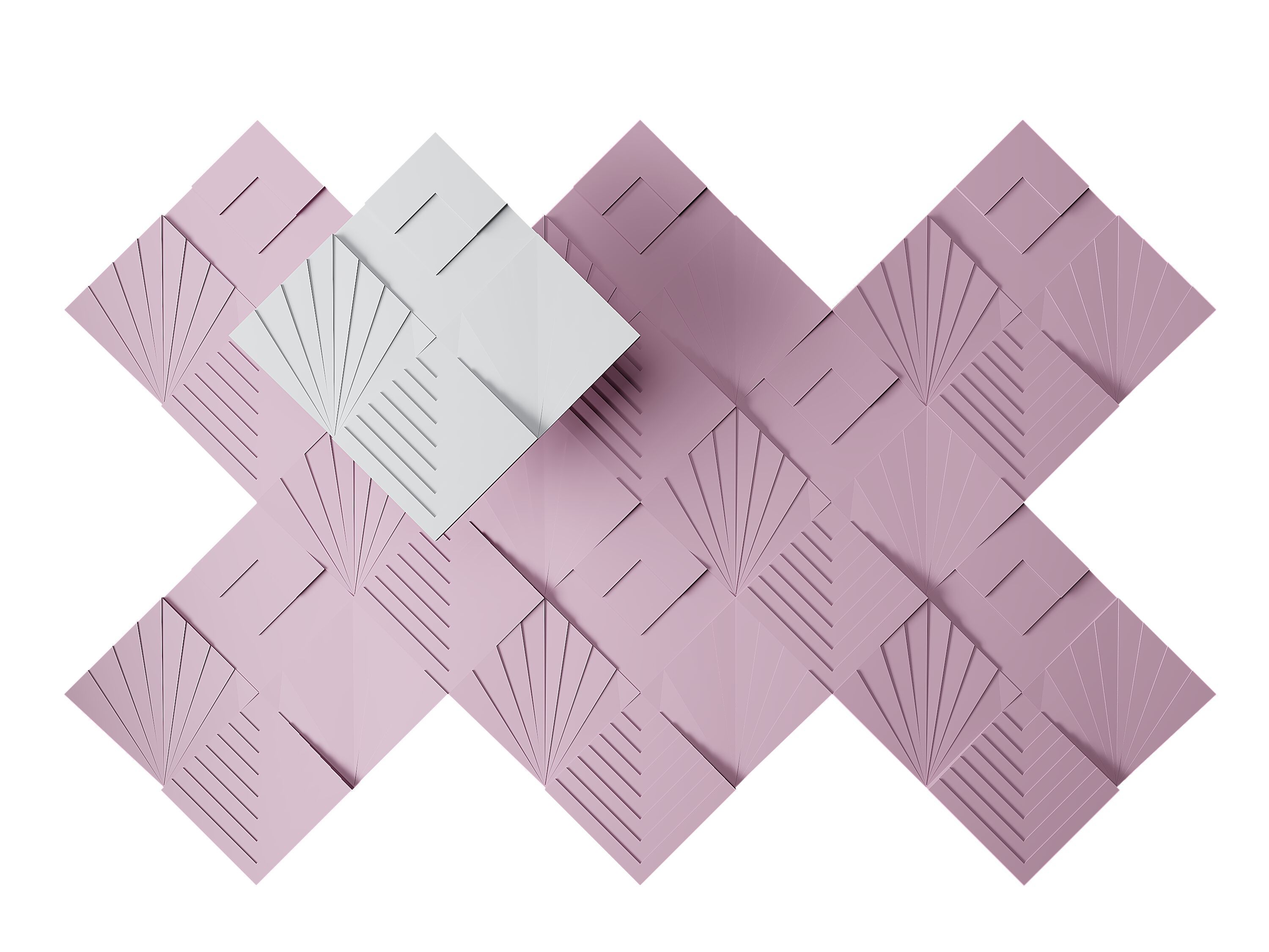 Трехмерное гипсовое покрытие WallDeco дизайн ARCH-00111800 - Вид №1