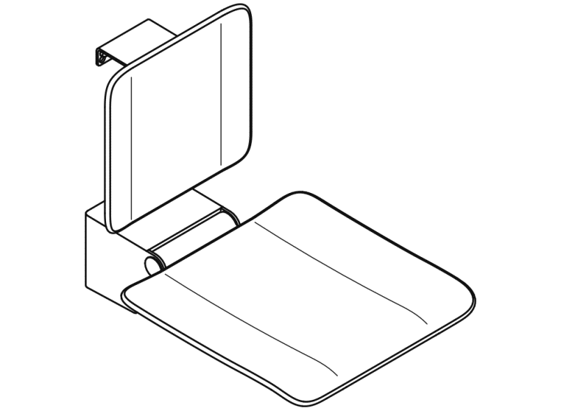 900.51.20340 складное сиденье HEWI System 900 - Вид №3