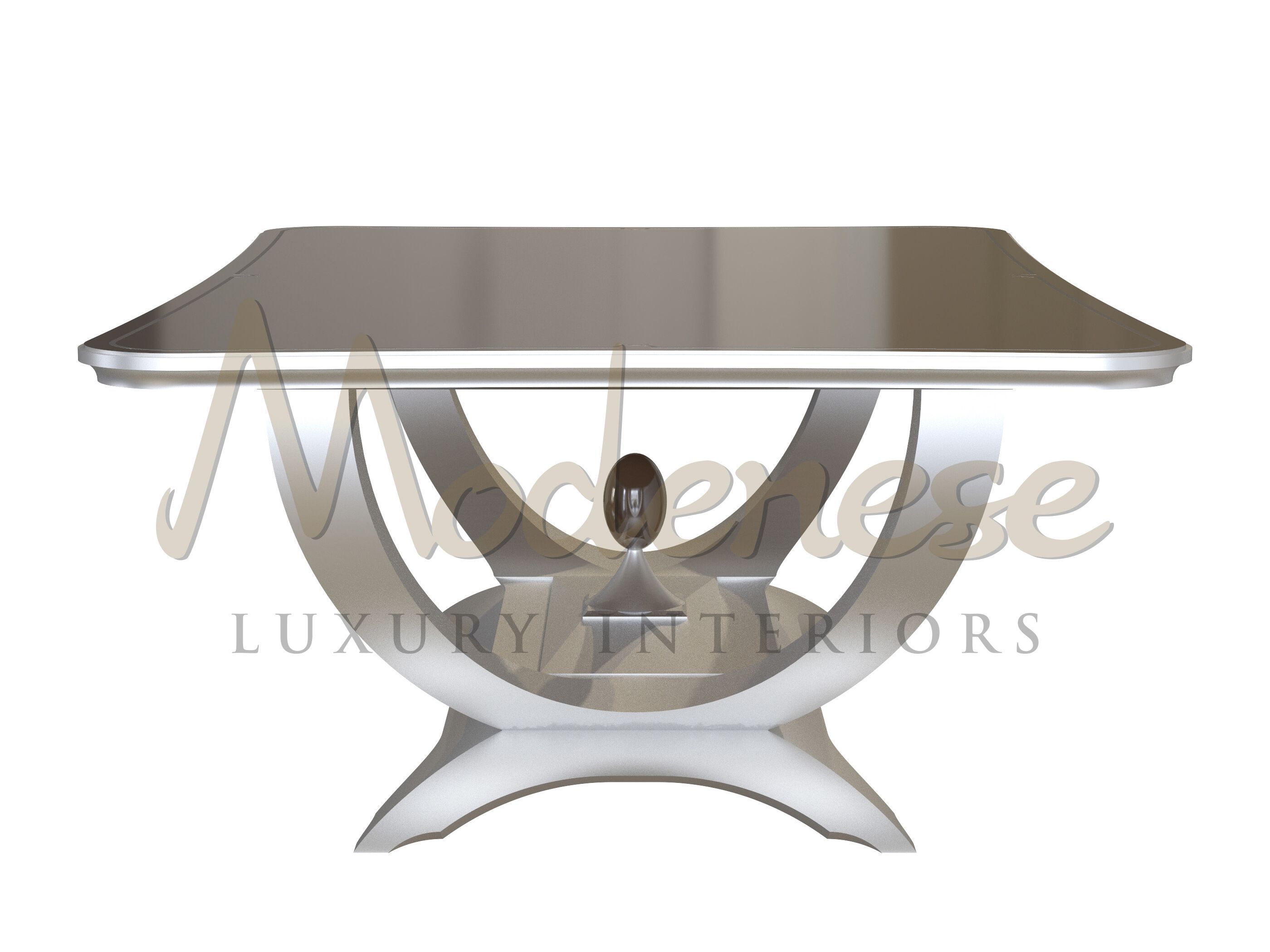 Деревянный прямоугольный журнальный столик Modenese Luxury Interiors CURVATURA ARCH-00028849 - Вид №1