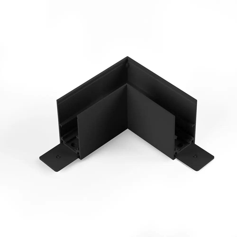 Коннектор Elektrostandard Slim Magnetic 85090/00 угловой для соединения трековых шинопроводов накладных цвет черный 86375714 STLM-2066621 Santreyd 