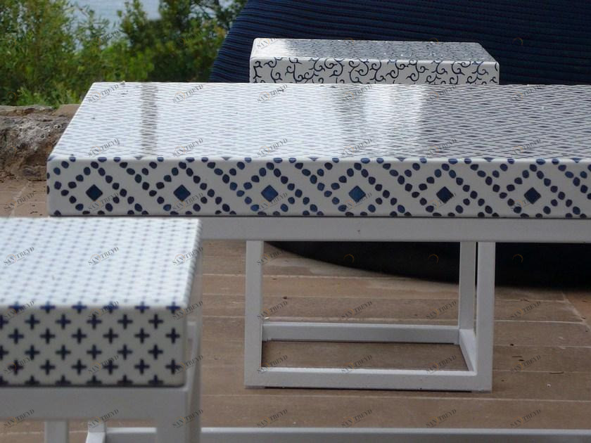 Made a Mano Садовая скамейка из лавового камня Bench sun-id-1406895