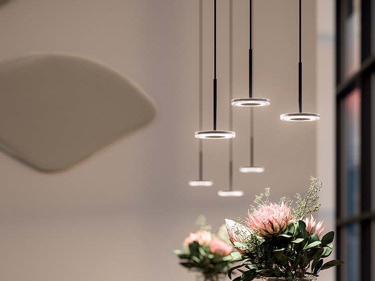 Поликарбонат светодиодный подвесной светильник Quadrifoglio Group Дизайнерское освещение ARCH-00104483