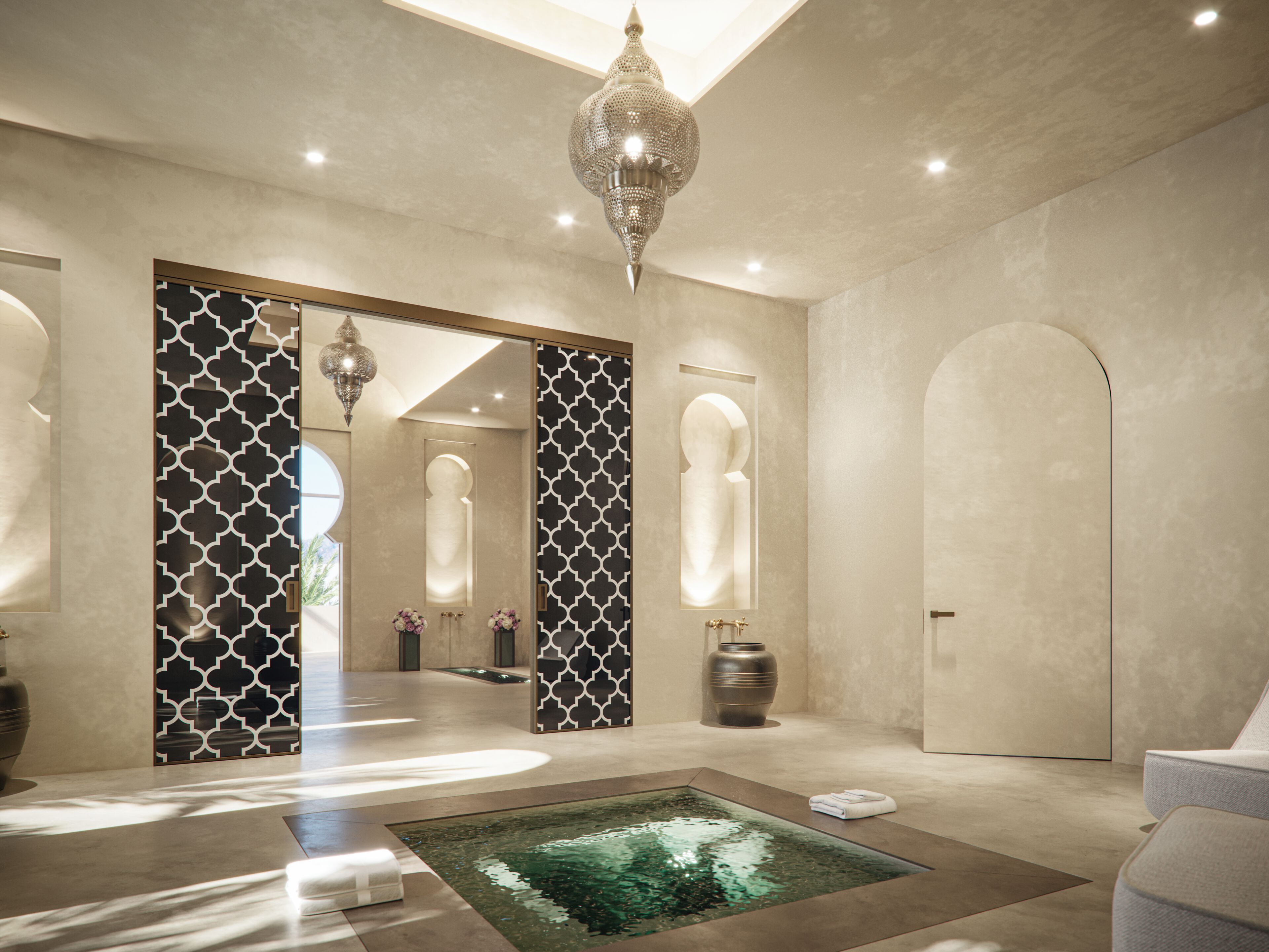 Раздвижные двери без удерживающего кармана Linvisibile Linvisibile Marea ARCH-00147660 - Вид №5