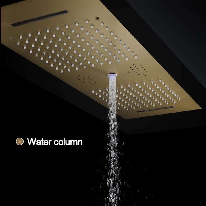 Утопленный набор для душа со светодиодной насадкой для душа Fontana Showers AcquaVita ARCH-00074474 - Вид №3