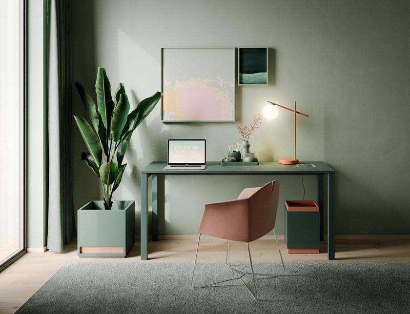 PROF Рабочий стол из дерева с системой управления кабелями Dieci sun-id-1393200 - Вид №16