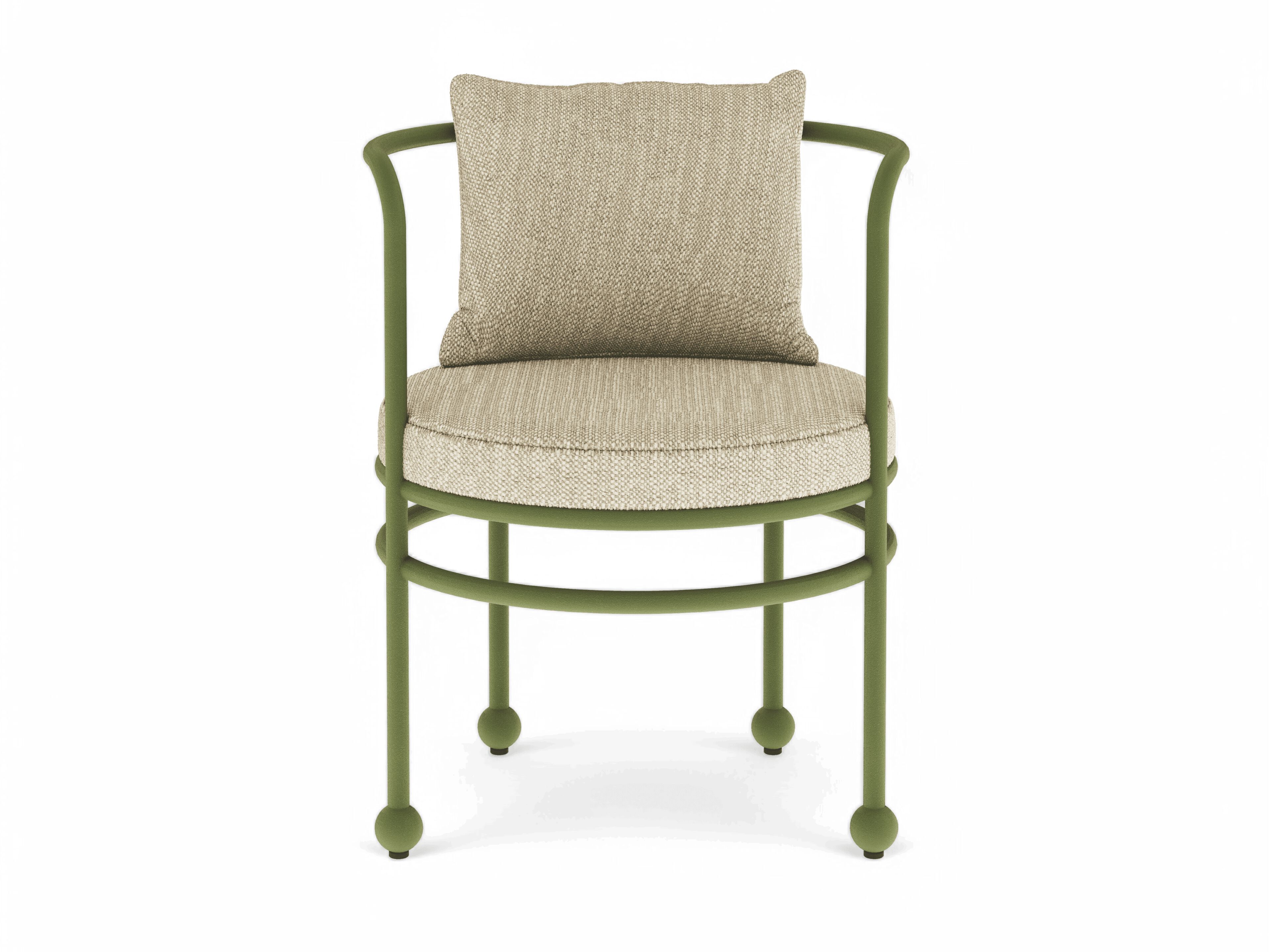 Алюминиевый садовый стул с подлокотниками FJAKA медленный ARCH-00140370 - Вид №2