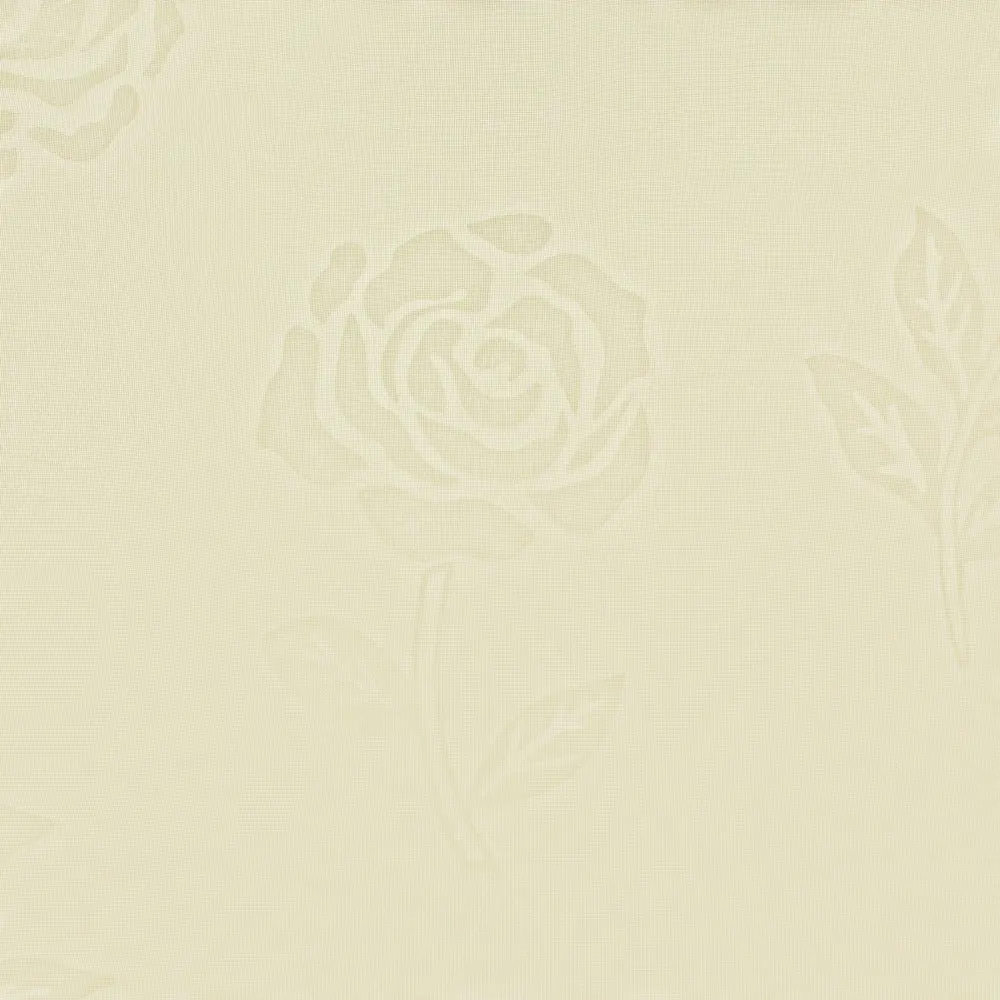 Тюль на ленте «Роза» тиснение 300х260 см цвет шампань WITERRA STLM-2000149 - Вид №1