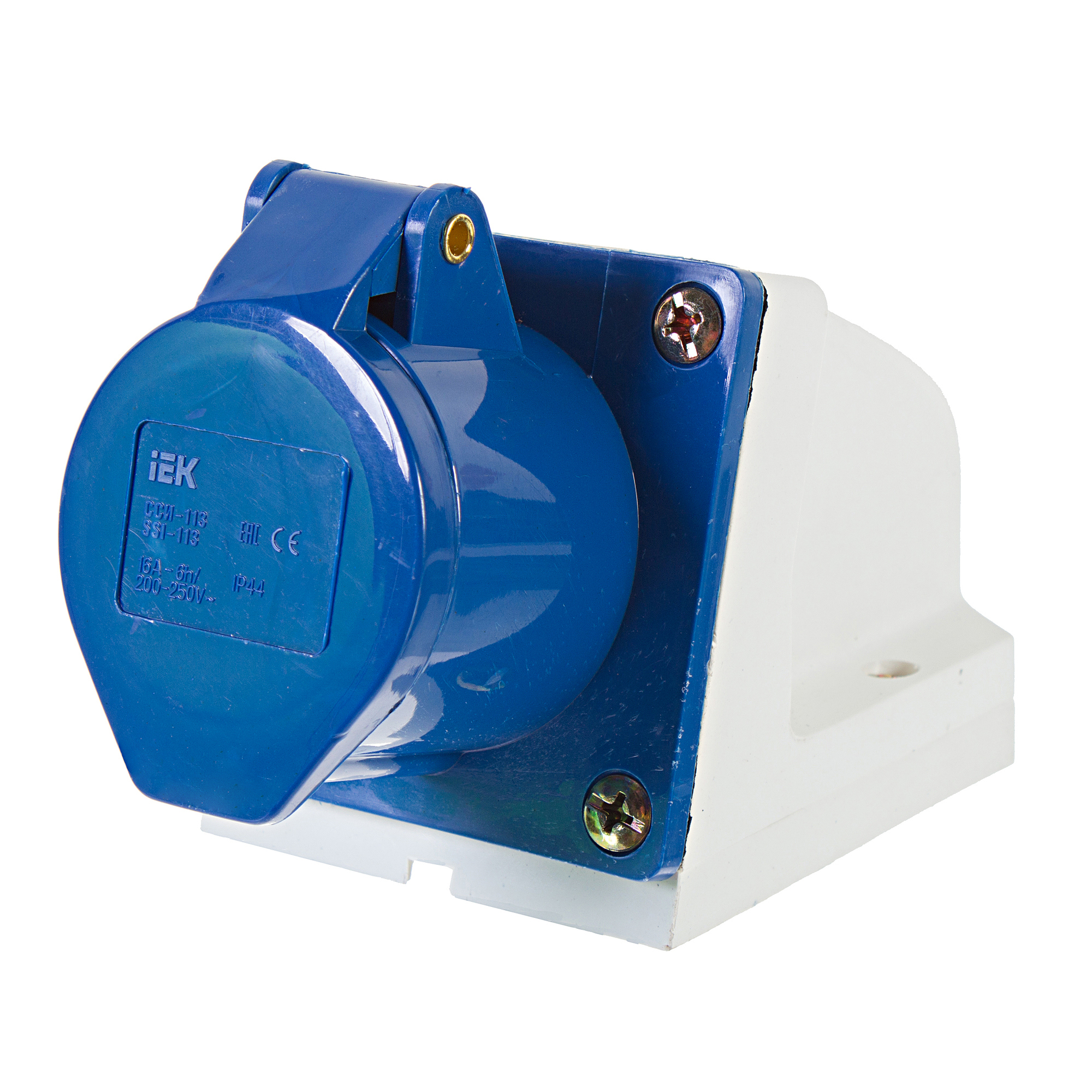 Силовая розетка IEK 16А с заземлением для профессионального оборудования 11869553 STLM-0001551 - Вид №1