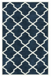 Ковер Square Blue 120x180 DOLLY CAPRETS ДИЗАЙНЕРСКИЕ, TRELLIS 155622 Синий