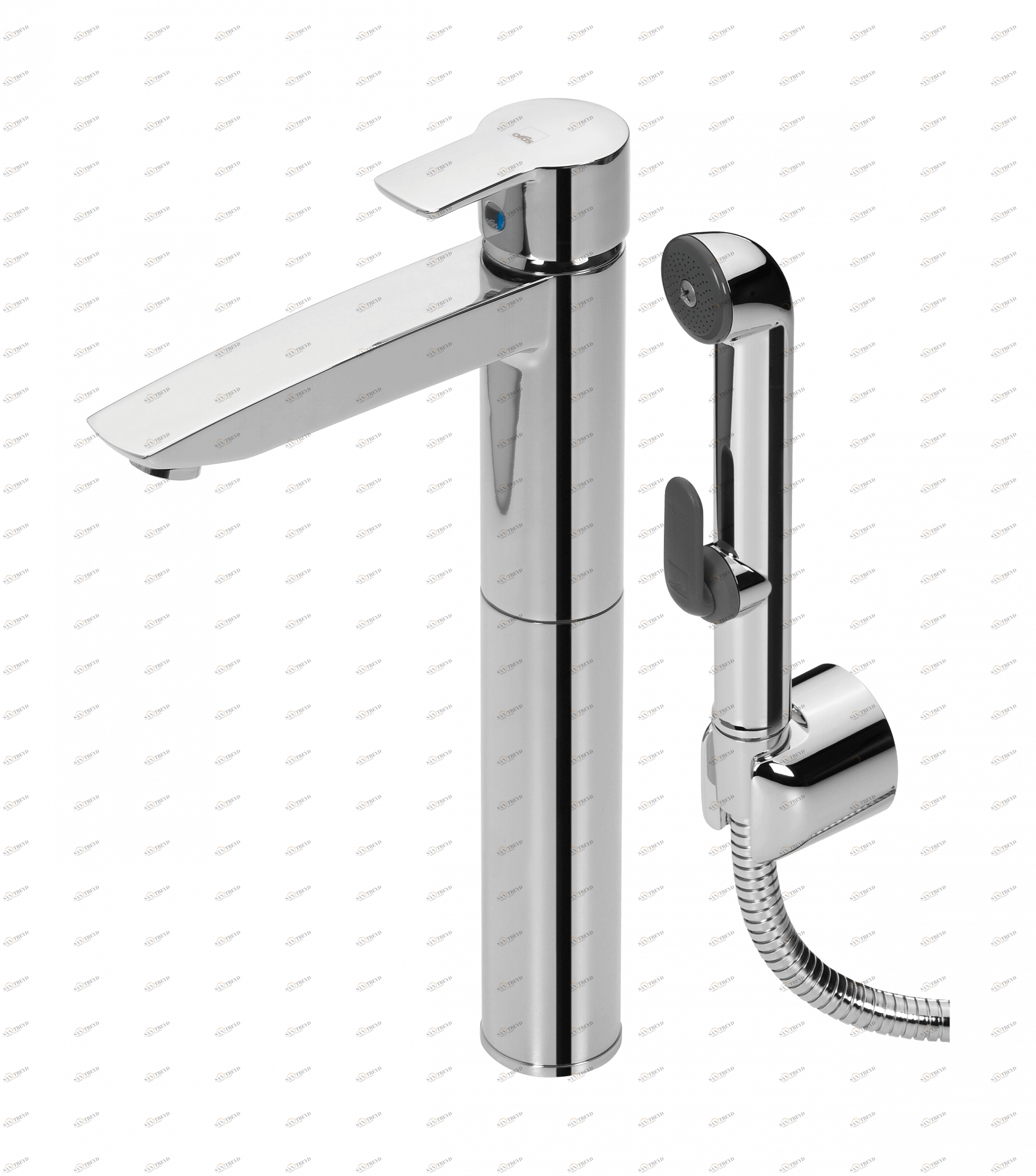 Oras 2802 Высокий смеситель 2802 Cubista Хром 