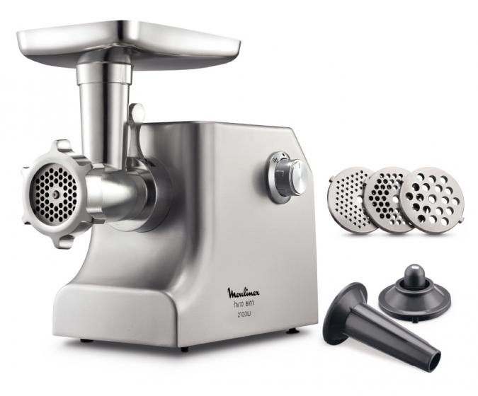 8130280 Мясорубка электрическая Moulinex HV10 ME856D32 серебристый STDN-0036674 - Вид №5