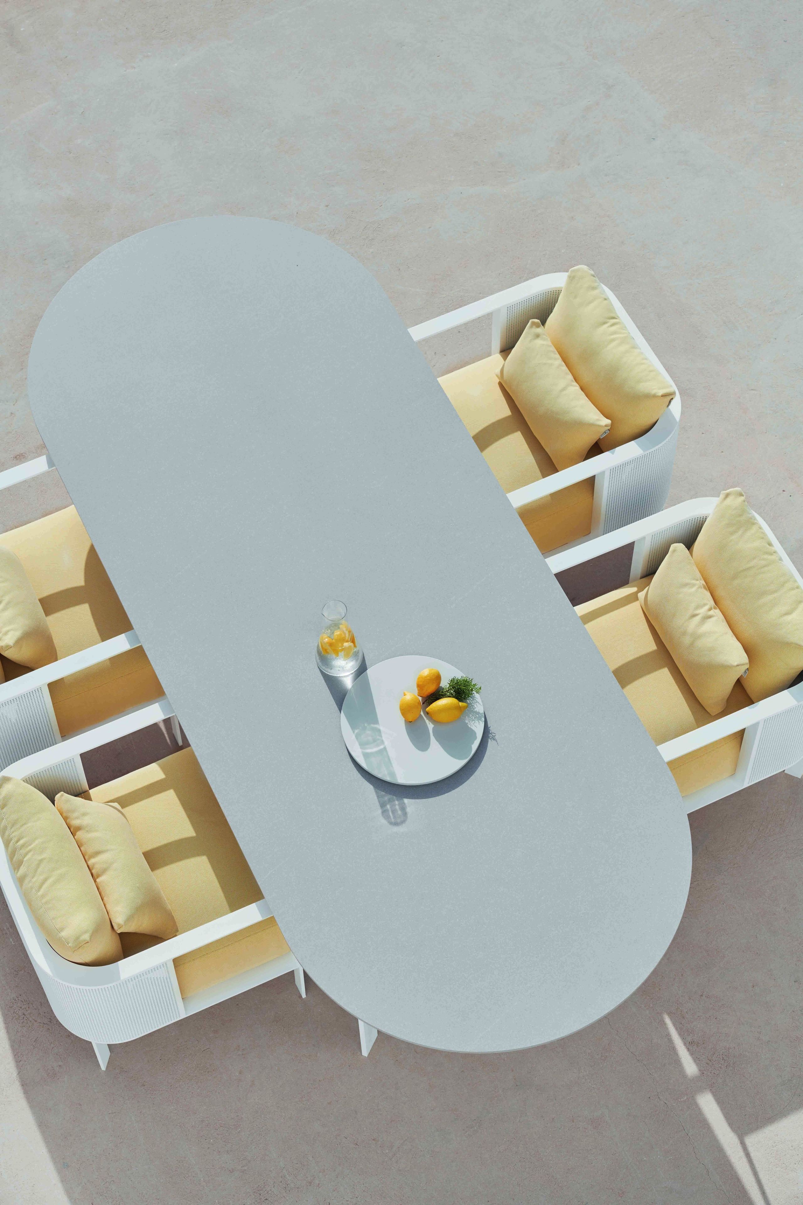 Овальный фарфоровый стол GANDIABLASCO Solanas ARCH-00120600 - Вид №3