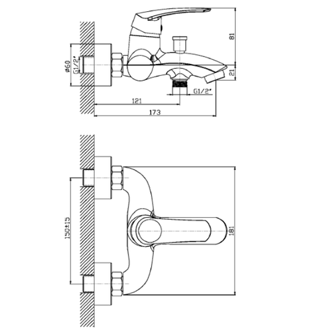 Orange Alfi M18-933cr Душевая система в комплекте. хром sun-id-1517035 - Вид №8