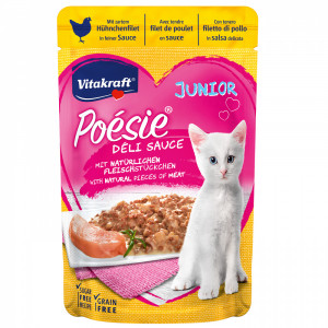 ПР0047602 Корм для котят Poesie курица в соусе пауч 85г VITAKRAFT
