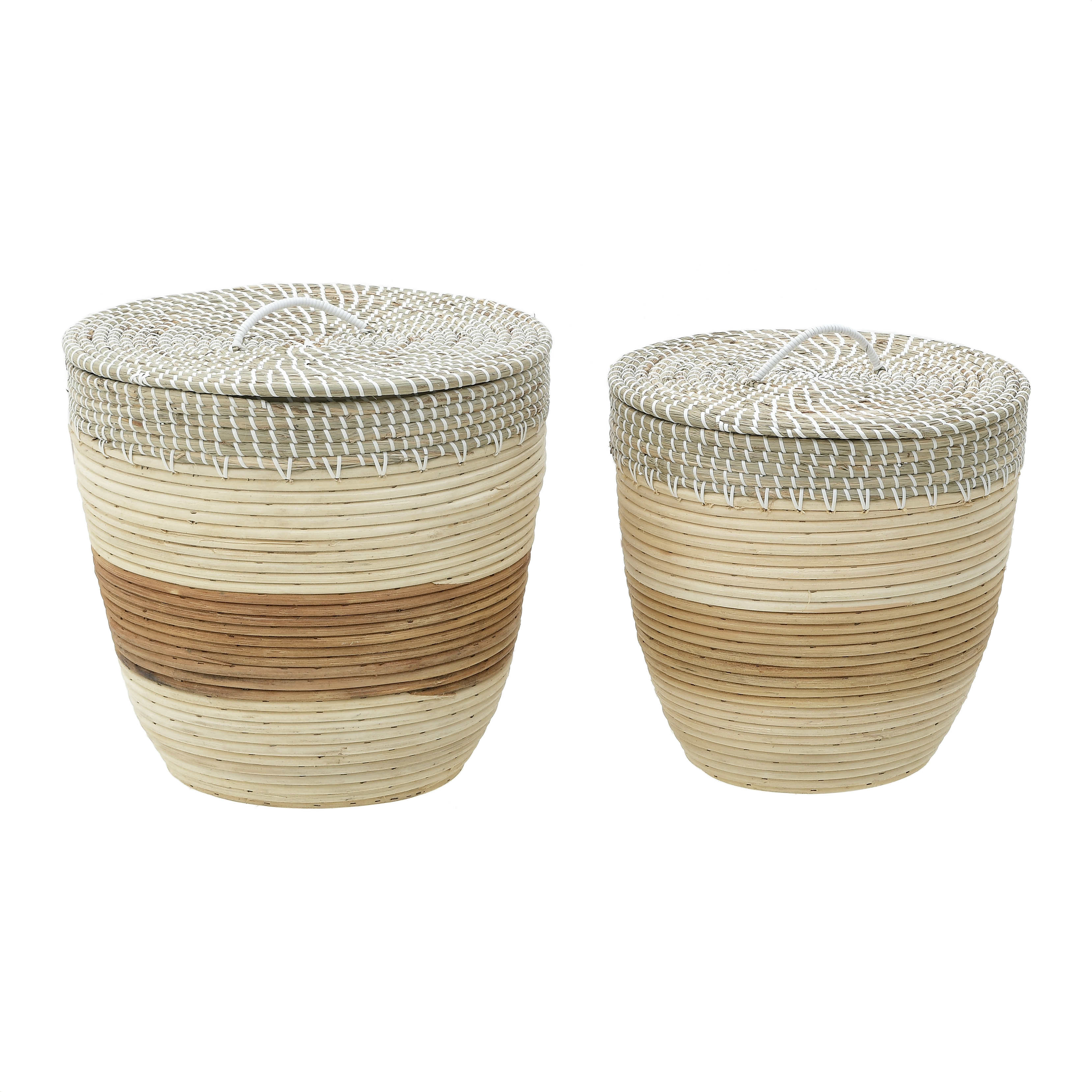 3870869.0018 КОРЗИНА С КРЫШКОЙ, НАБОР 2ШТ TO4ROOMS  - Вид №1