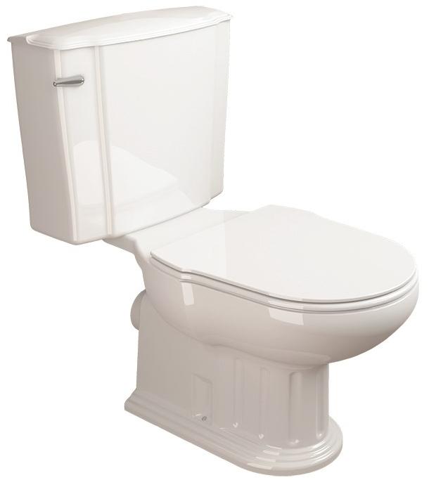 Набор Sanitana компакт GRECIA: чаша + сливной бачок + крышка мдф S10070223400000;S10070366800000;S80006832900000