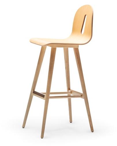 CHAIRS & MORE Высокий деревянный табурет Gotham sun-id-1416031 - Вид №1