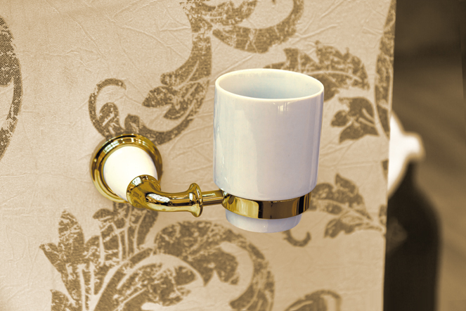 Держатель стакана настенный одинарный ART&MAX BIANCHI AM-E-2602-Do - Вид №1