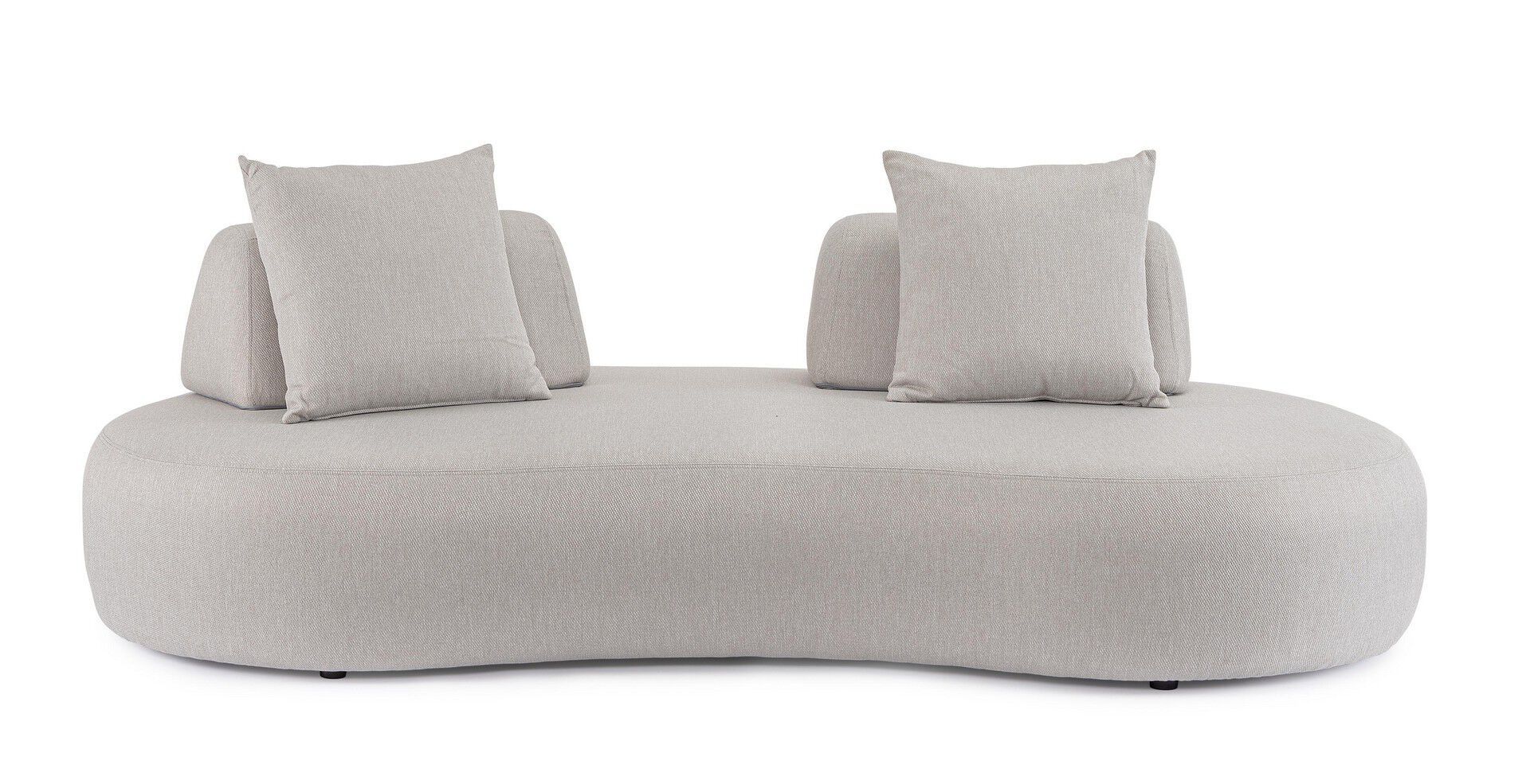 Тканевый изогнутый съемный садовый диван BIZZOTTO COOPER ARCH-00134667 - Вид №18