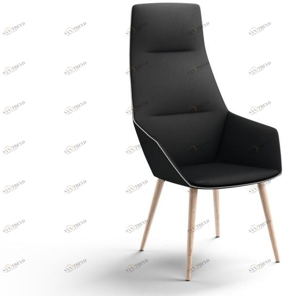 Brunner Кресло с обивкой из ткани с подлокотниками Ray sun-id-1438544