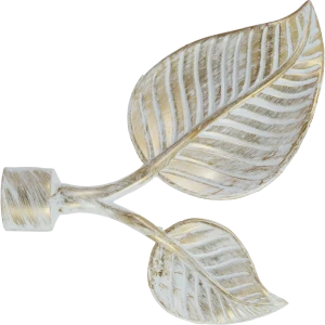 Наконечник Orbis Вяз металл цвет античный белый 11.5 см 1шт.