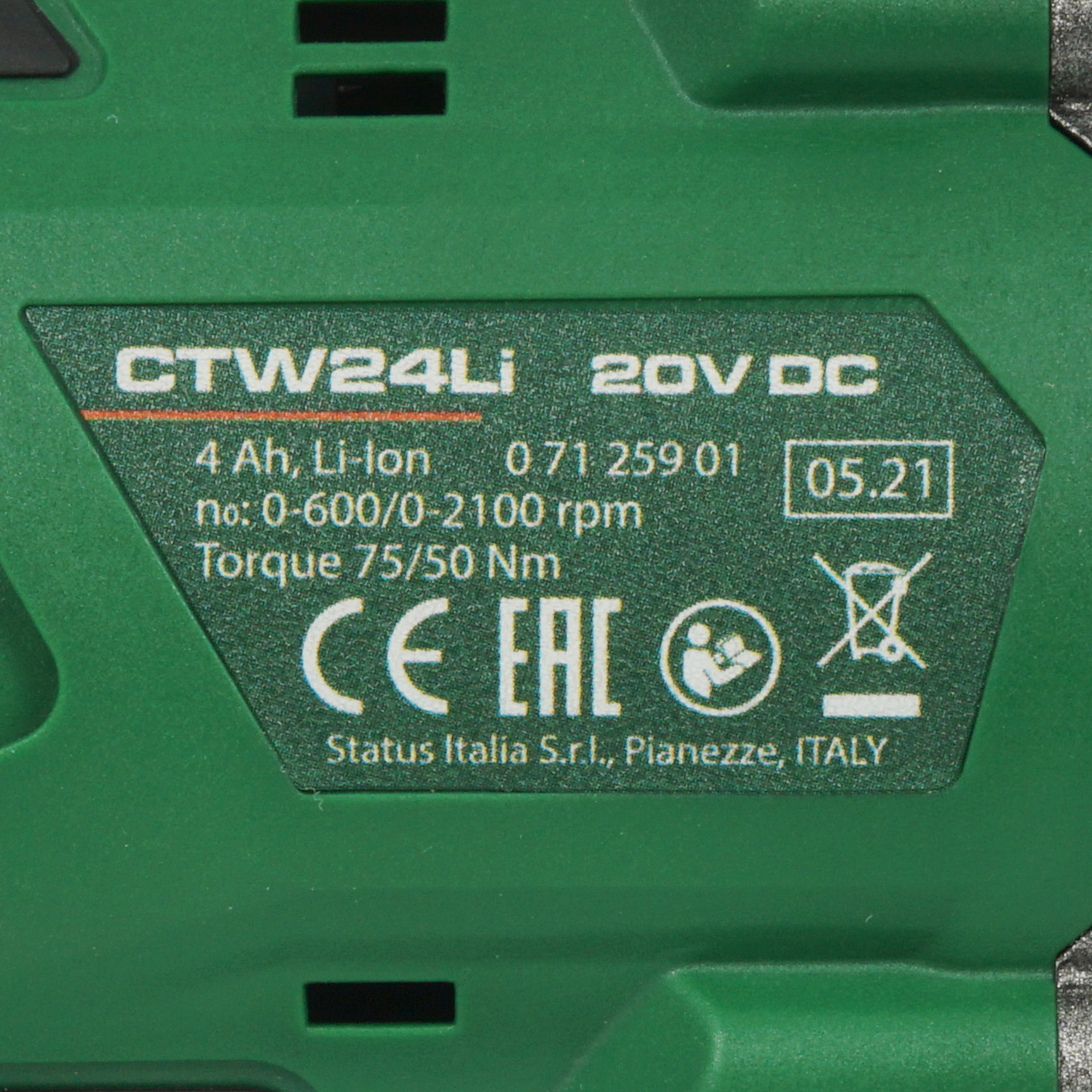 Дрель-шуруповерт STATUS CTW24Li 9903574 STDN-0119245 - Вид №2