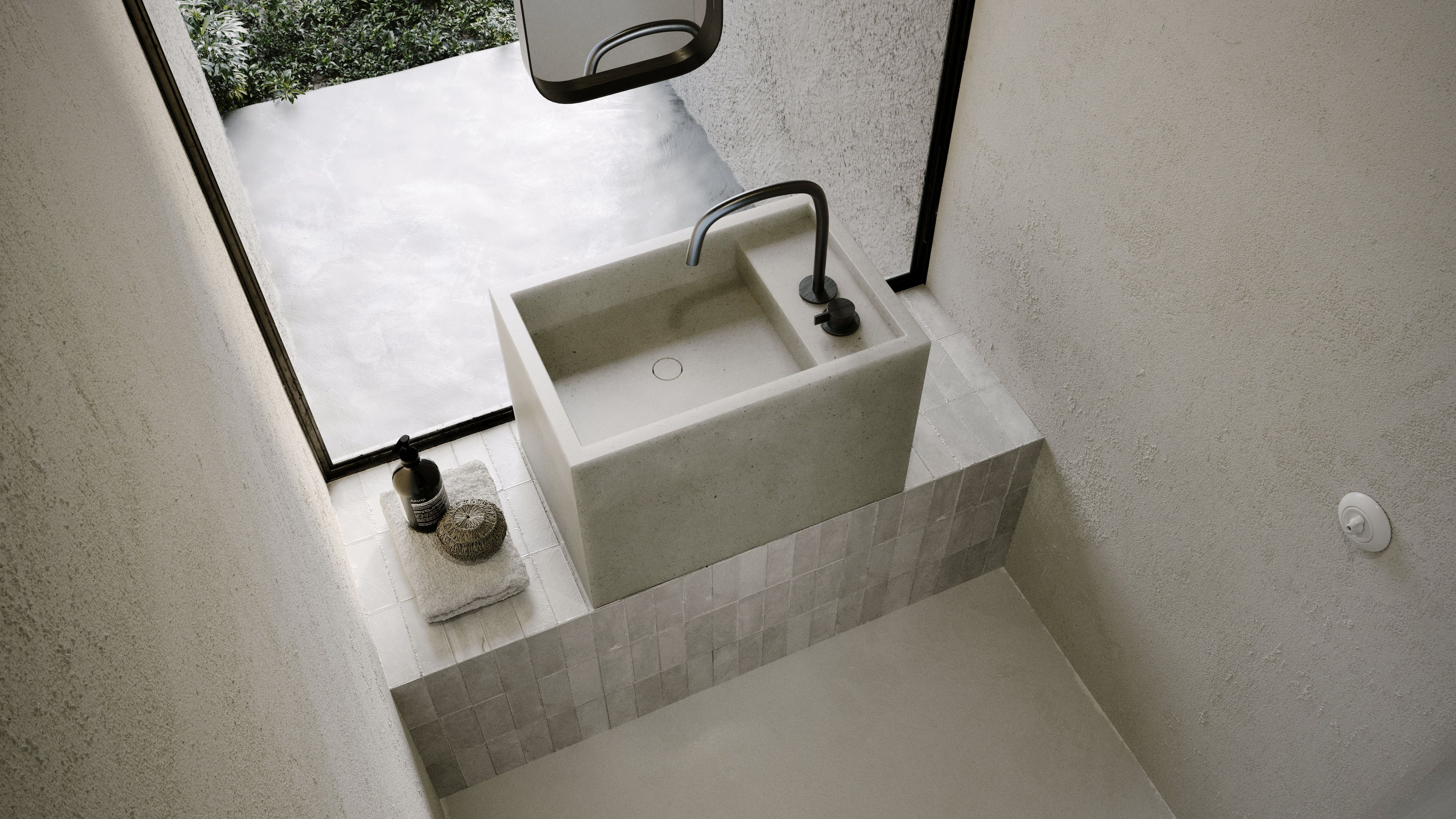 Одиночный подвесной умывальник из натурального камня COCOON Piet Boon ARCH-00052049 - Вид №40