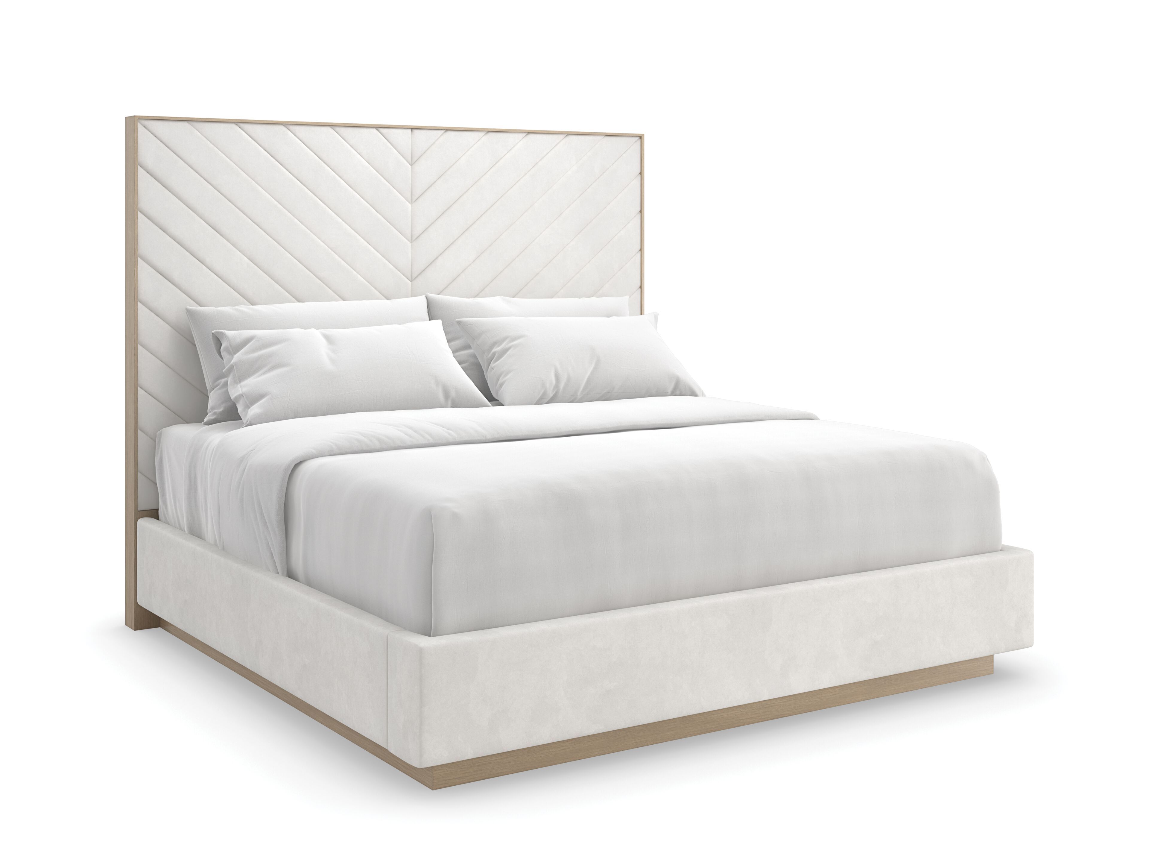 Двуспальная кровать с мягкой тканью Caracole MEET U IN THE MIDDLE ARCH-00124017 - Вид №6