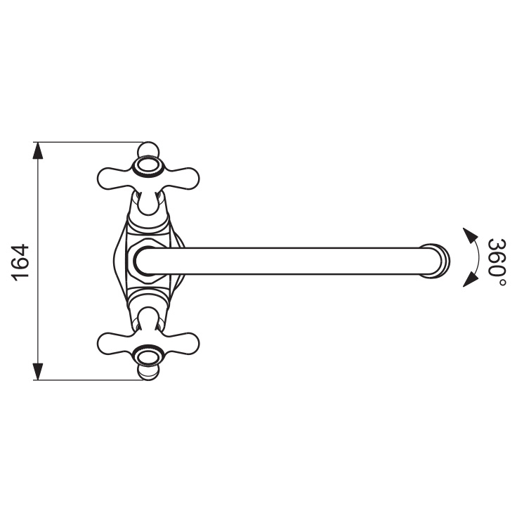 BA132AA Смеситель для кухни VIDIMA RETRO - Вид №2