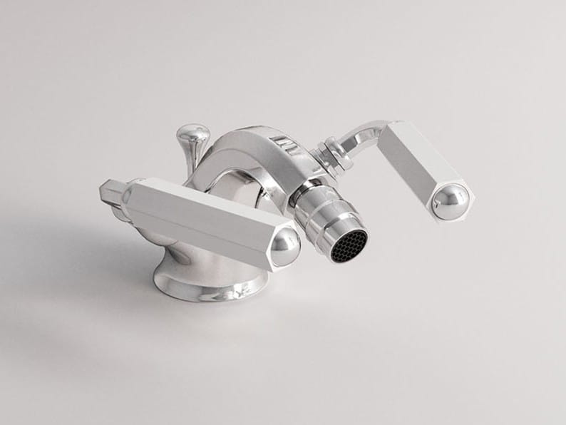 Смеситель для биде на одно отверстие с поворотным горлышком Park Avenue Dark White ARCH-00080762