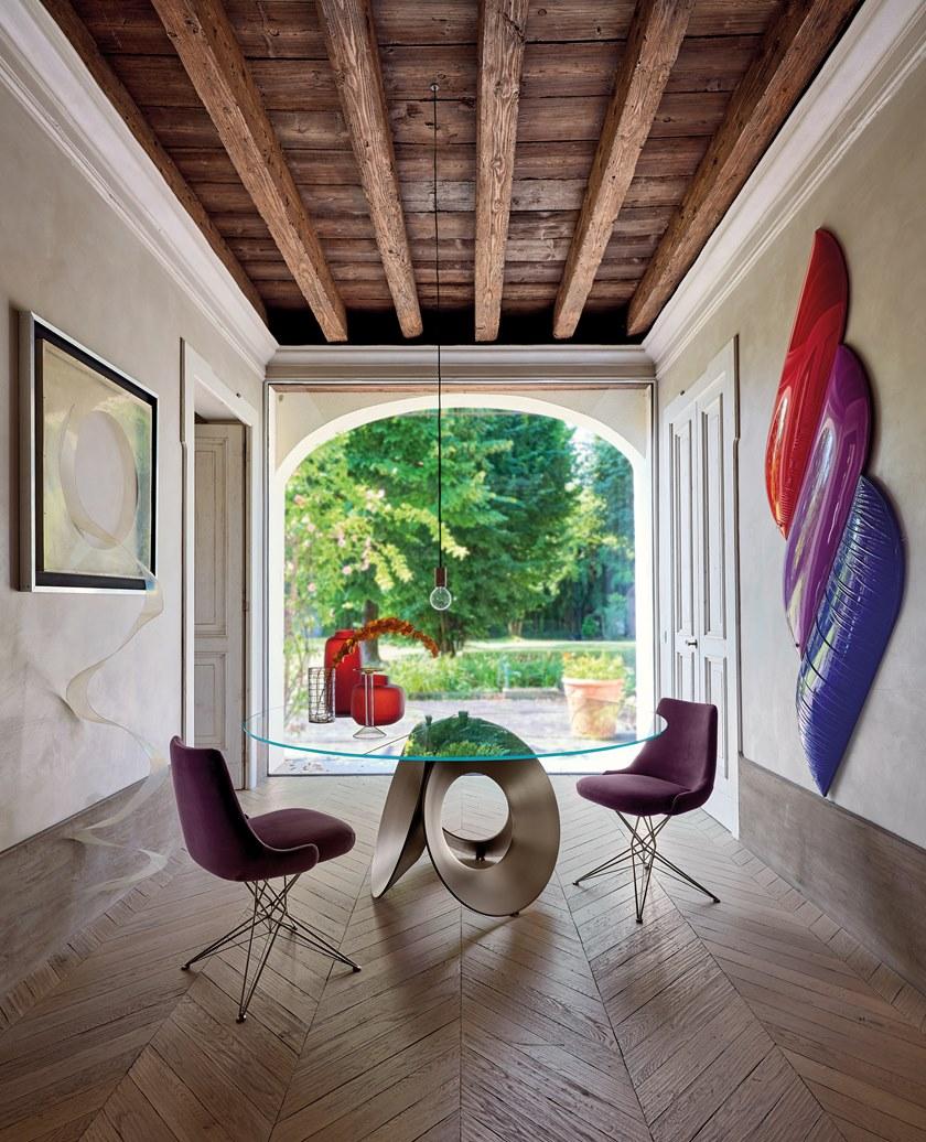 Arketipo Круглый стеклянный стол sun-id-1477036 - Вид №1