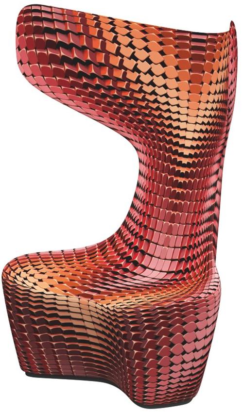 Cappellini Кресло из ткани с высокой спинкой Drum sun-id-1358940 - Вид №11