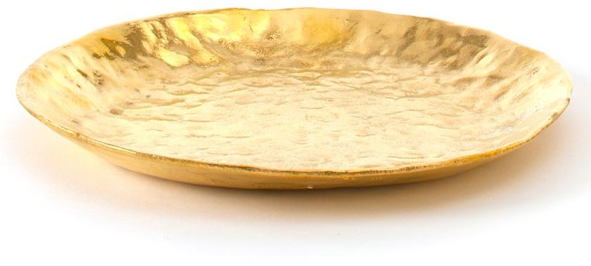 Seletti Обеденная тарелка из латуни Fingers sun-id-1434478 - Вид №1