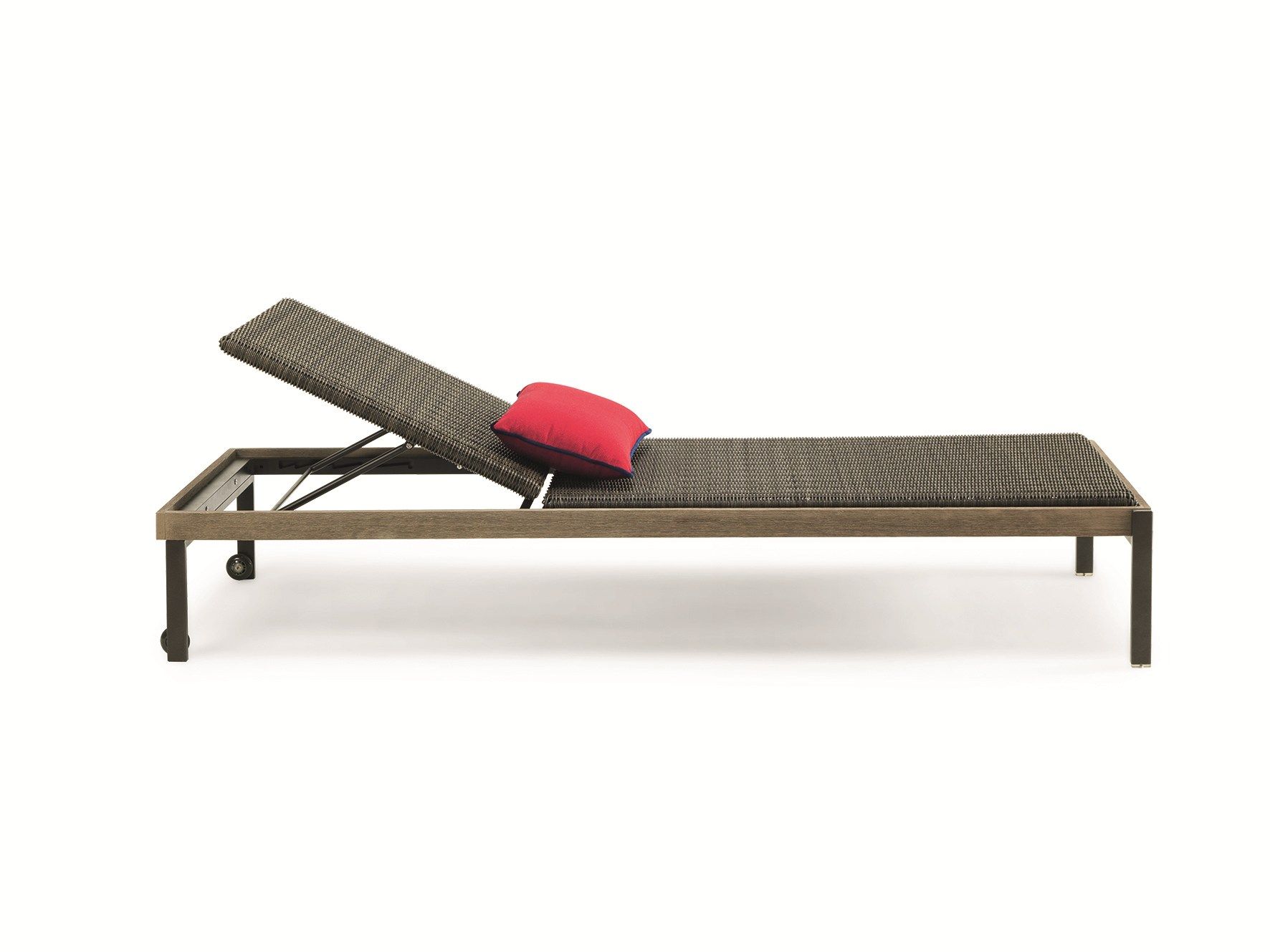 Шезлонг с откидывающейся спинкой в Ethimo EtWick® открытый ARCH-00069378 - Вид №2