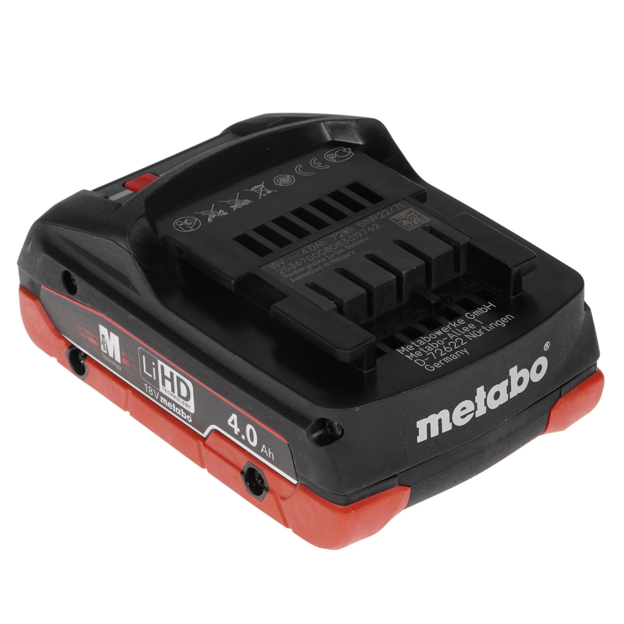 Набор аккумуляторов с зарядным устройством Metabo Basic-Set 685133000 CAS 18V 8121214 STDN-0117010 - Вид №2