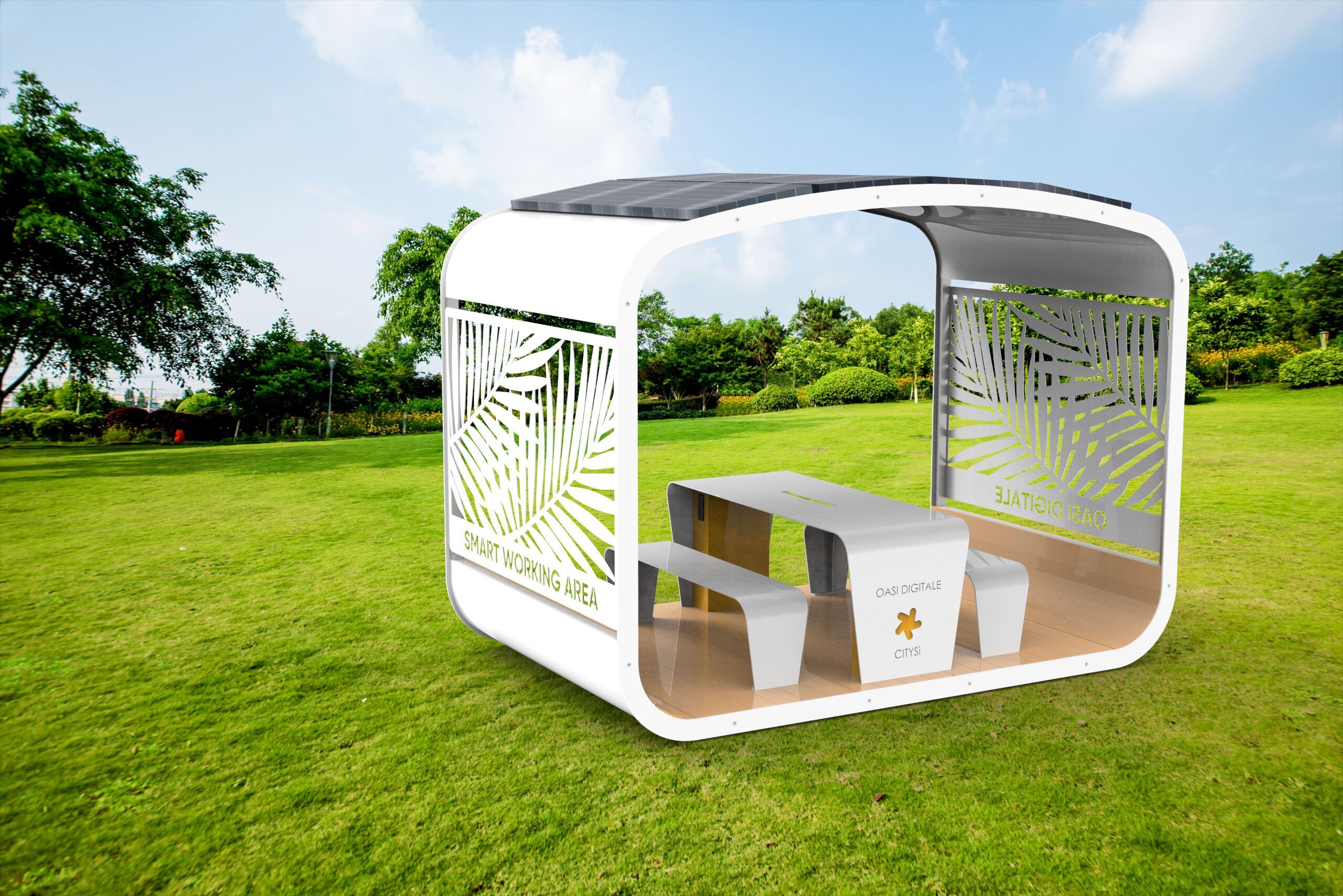 Умная беседка для общественных мест CITYSì OASI DIGITALE ARCH-00094101 - Вид №4