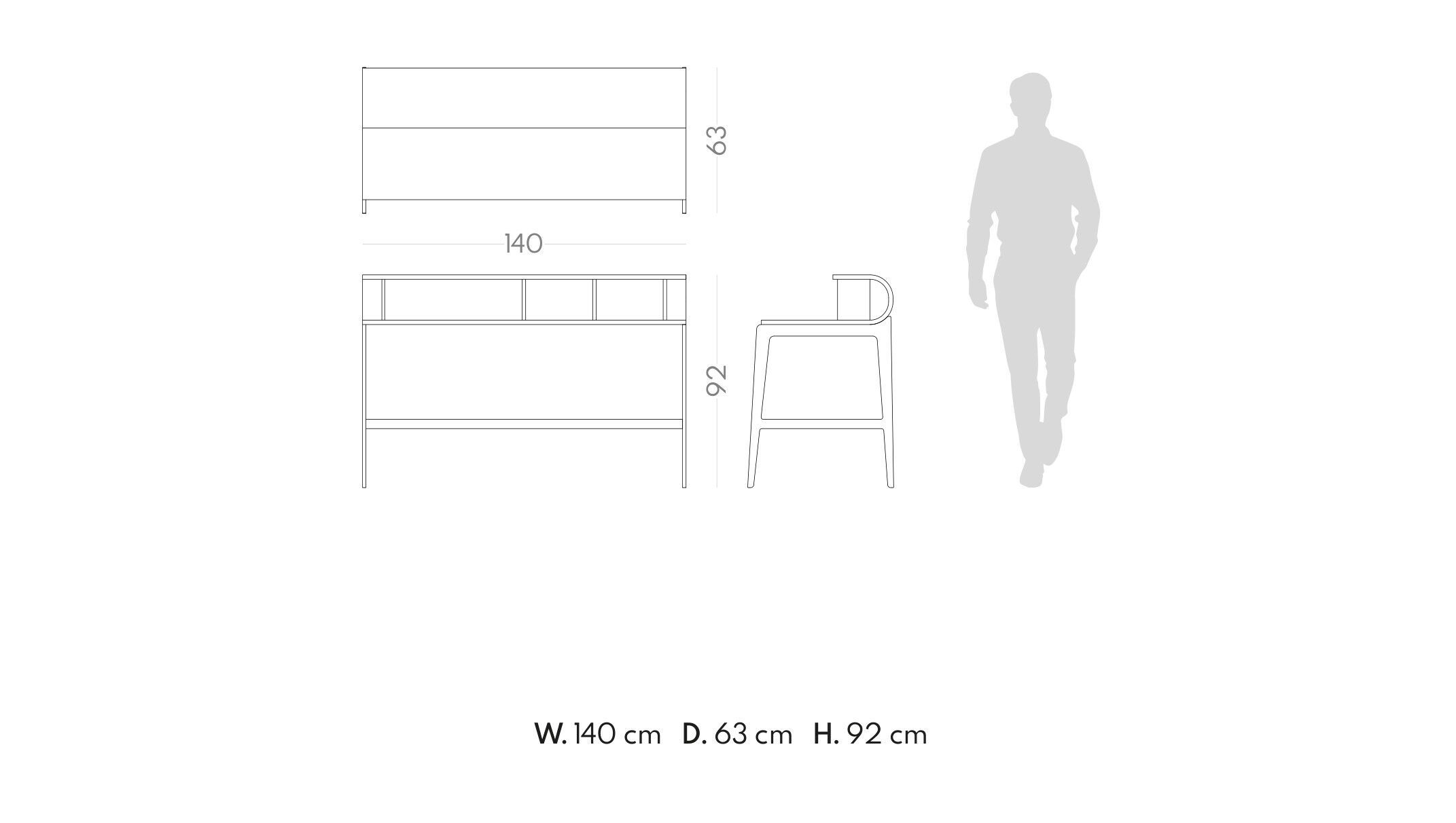 Деревянный письменный стол PRADDY Natur ARCH-00122227 - Вид №7