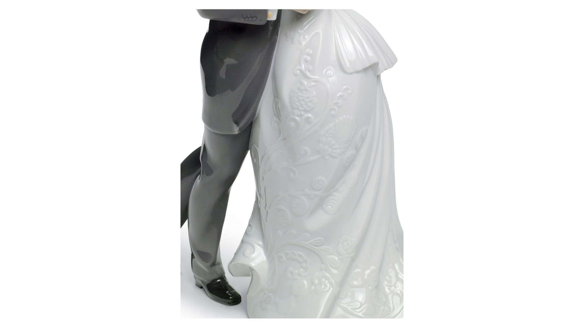 10669054 LLADRO Фигурка Lladro "Вальс молодожёнов" 30x21см Фарфор Lladró  - Вид №3