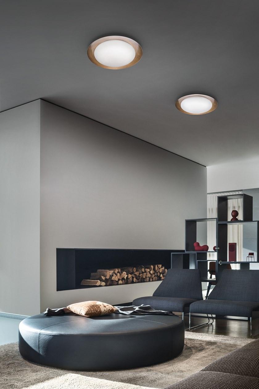 Linea Light Group Светодиодный потолочный светильник из железа и стекла sun-id-1375880 - Вид №1