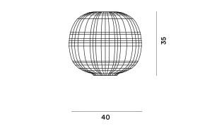 Выдувное стекло светодиодный потолочный светильник